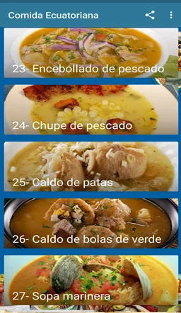 Cocina Ecuatoriana screenshot 1