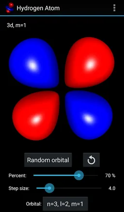 Hydrogen Atom Orbitals screenshot 3