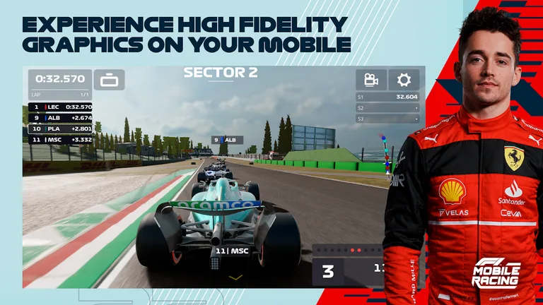 F1 Mobile Racing screenshot 1