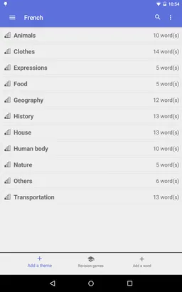 My personal dictionary - WordTheme screenshot 3
