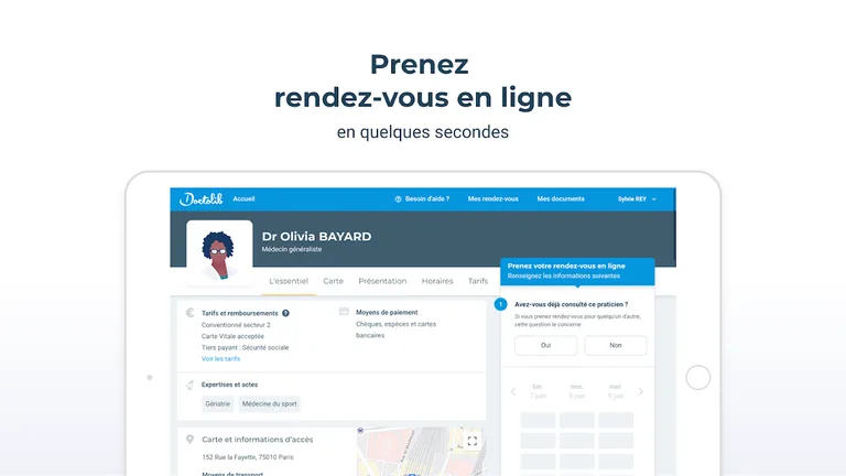 Doctolib screenshot 2