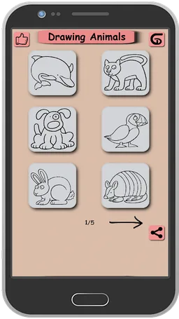 Drawing Animals - Lets Draw Animals -Drawing Teach screenshot 3
