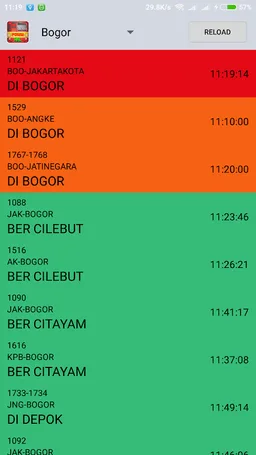 Posisi KRL screenshot 3