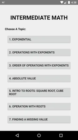 Intermediate Math screenshot 9