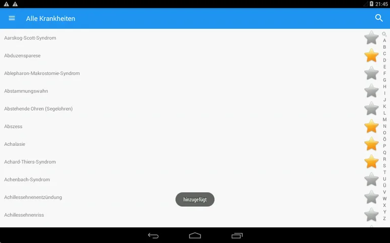 Alle krankheiten screenshot 1