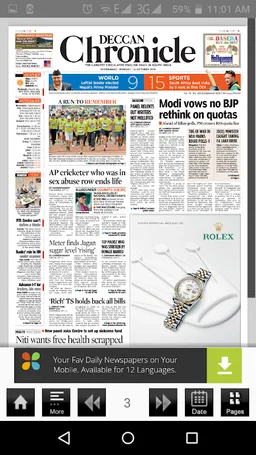 DeccanChronicle ePaper screenshot 2