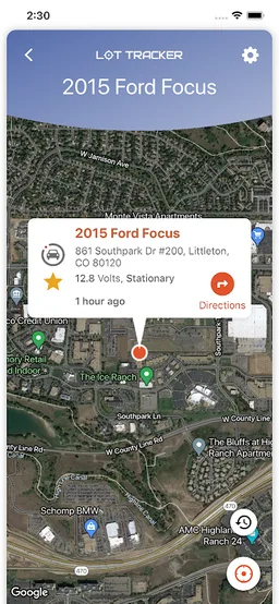 Lot Tracker screenshot 2