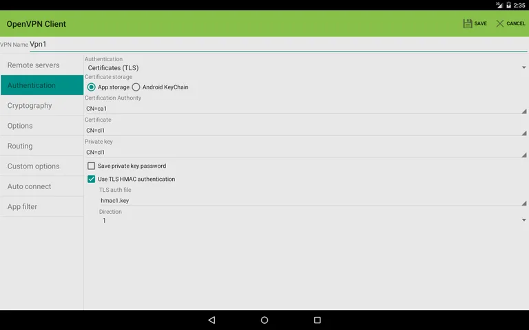 OpenVPN Client Free screenshot 3