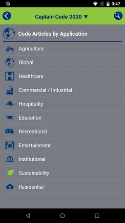 Captain Code NEC Code Changes screenshot 2