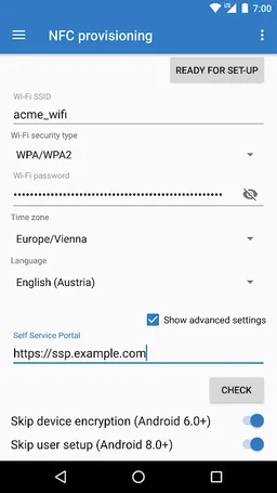 Sophos NFC Provisioning screenshot 4