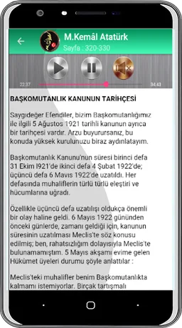 Sesli Nutuk | M. Kemal ATATÜRK screenshot 3