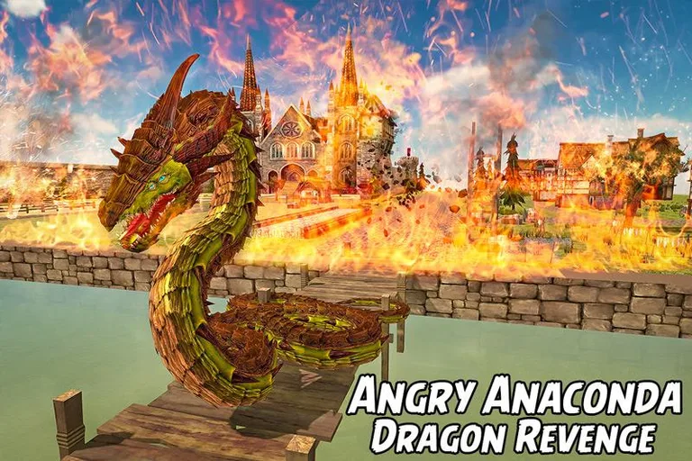Anaconda Dragon Snake Simulator screenshot 4