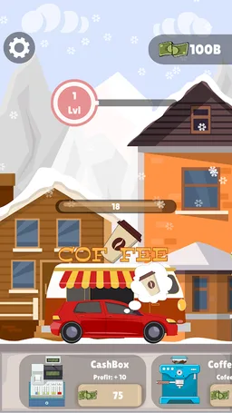 Idle Coffee Maker - Coffee Van Simulator Clicker screenshot 3