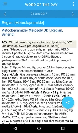 Clinicians Drug Reference 2016 screenshot 3