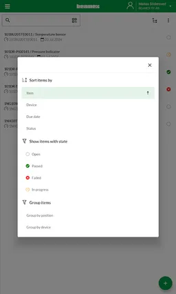 Beamex bMobile screenshot 9