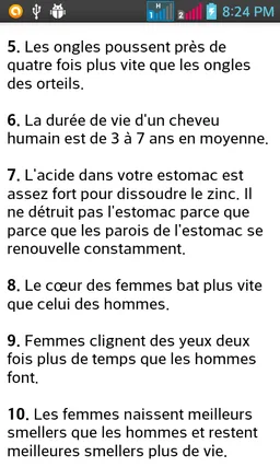 faits Corps Humain screenshot 3