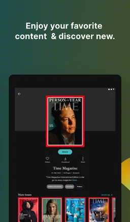YUMPU Magazines and Newspapers screenshot 2