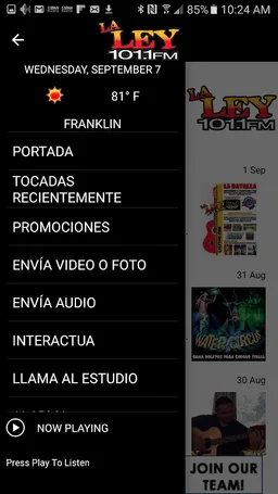 La Ley 101.1 FM screenshot 2
