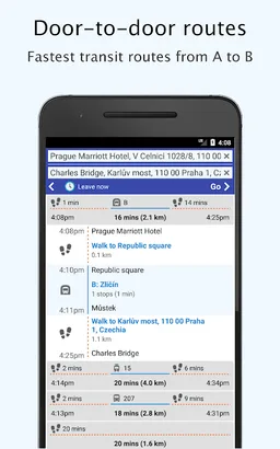 Praha DPP PID time and maps screenshot 6
