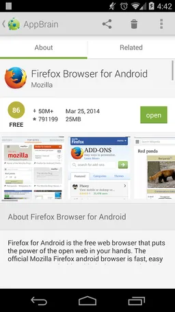 AppBrain App Store screenshot 9