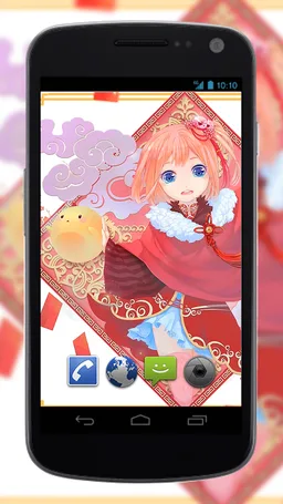Girl with Red Envelopes NY LWP screenshot 4