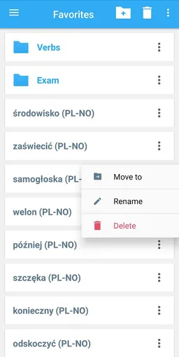 Collins Norwegian<>Polish Dictionary screenshot 10