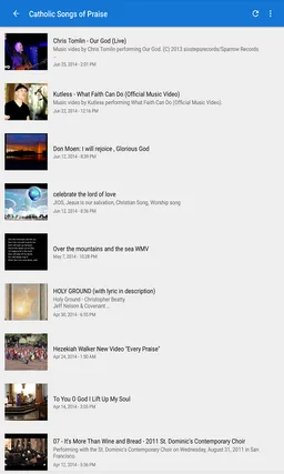 Catholic Tube-Channels screenshot 4