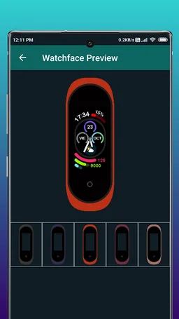 Watchfaces for Mi Band 4 screenshot 4