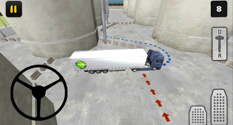 Truck Parking Simulator 3D: Factory screenshot 3