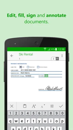 ScanWritr: docs scanner, PDF screenshot 3
