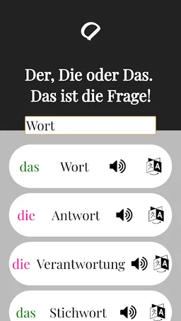 Der Die Das - This is the ques screenshot 2