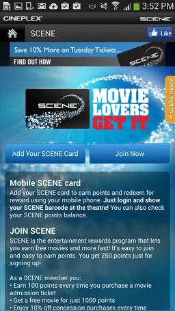 Cineplex Mobile screenshot 6