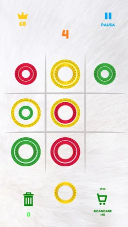 Noughts And Noughts White - New Match Color Rings screenshot 3