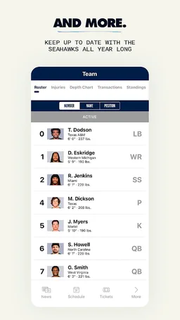 Seattle Seahawks Mobile screenshot 12