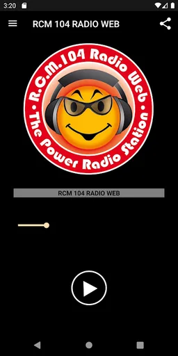 RCM 104 RADIO OFFICIAL APP screenshot 1