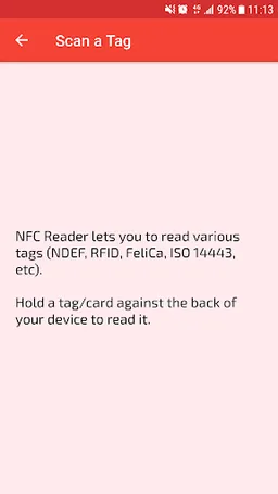 NFC Reader screenshot 2