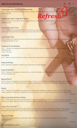 Daily Rosary Podcast screenshot 1