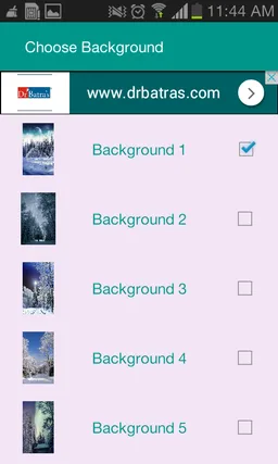 Snowfall Free Live Wallpaper screenshot 10