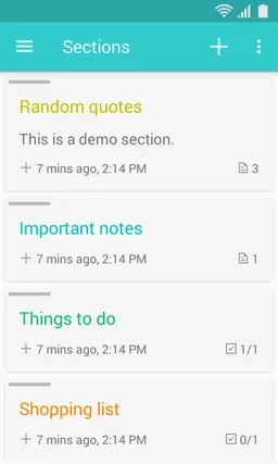 SteloNote Advance Notebook screenshot 2