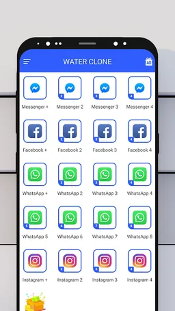 Water Clone-Parallel Space&MultiAccounts&AppCloner screenshot 4