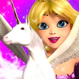Princess Unicorn Sky World Run icon