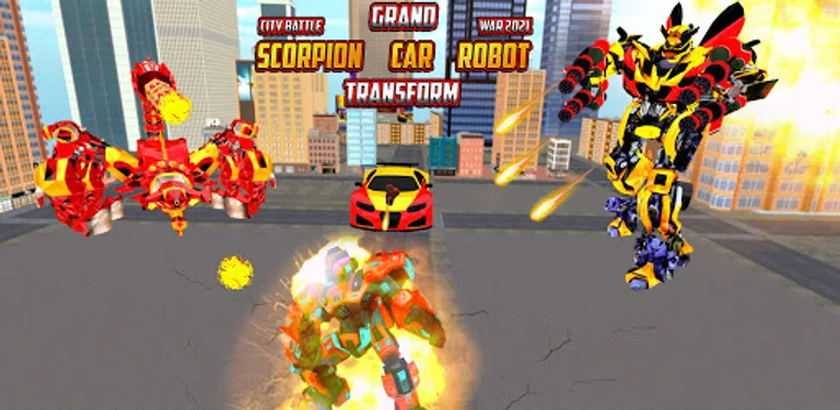 Grand Robot Transform Car Game cover image