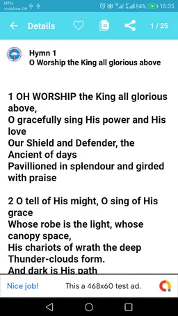 E.P.C English Hymnal screenshot 7