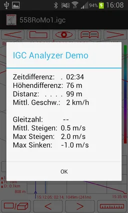 IGC Analyzer Demo screenshot 2