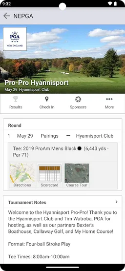 New England PGA screenshot 1