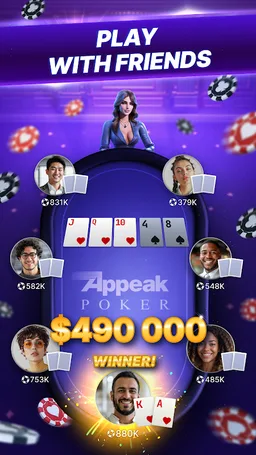 Appeak Poker Texas Holdem Game screenshot 1
