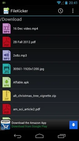 FileKicker screenshot 1