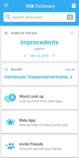 VOX Spanish Language Thesaurus screenshot 12