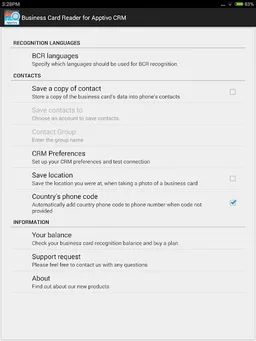 Business Card Reader for Appti screenshot 8