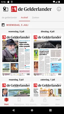 De Gelderlander-Digitale krant screenshot 2